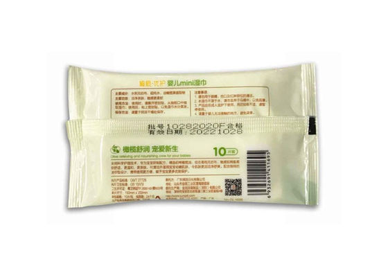 Wegwerf-Olive Essence Portable Baby Wet wischt ohne Alkohol ab